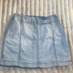 Wild Fable Light Wash Denim Mini Skirt